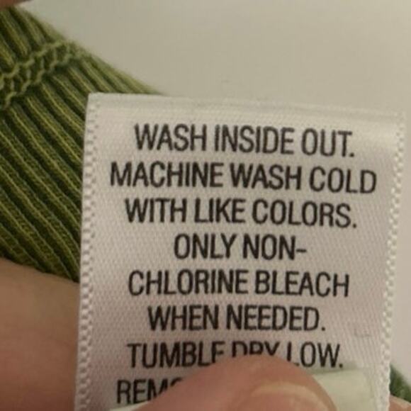 Apt9 Green Butterfly Y2K Ribbed Deep V Short Sleeve Henley Fairygrunge Alt Large - Picture 11 of 11